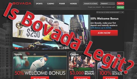 is bovada lv legit